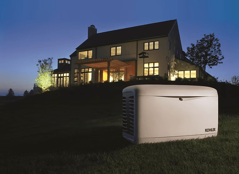 Kohler standby generator installed in Dallas Fort Worth residential property